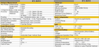 South Total Station  NTS382R10 Color Touch Screen   Reflectorless Distance1000m Total Station supplier